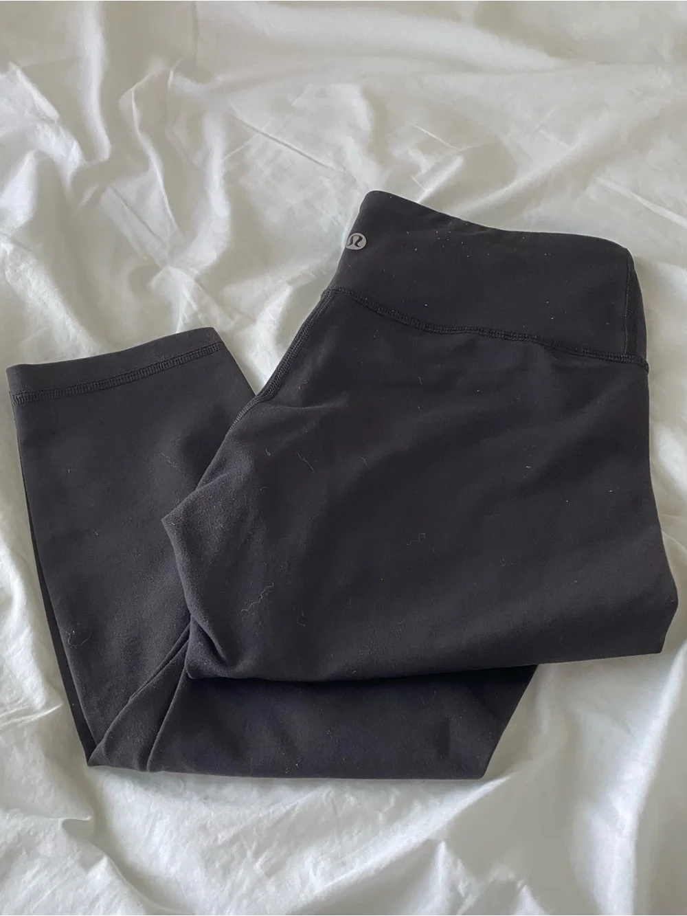 Lululemon Vintage Women Wunder Under Leggings - Black - Size: 6